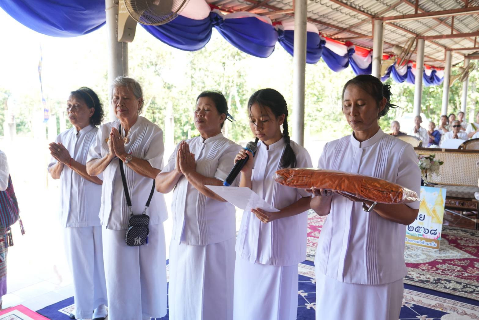 ภาพกล่าวคำถวายกฐินที่พักสงฆ์ดอยกิ่วแล