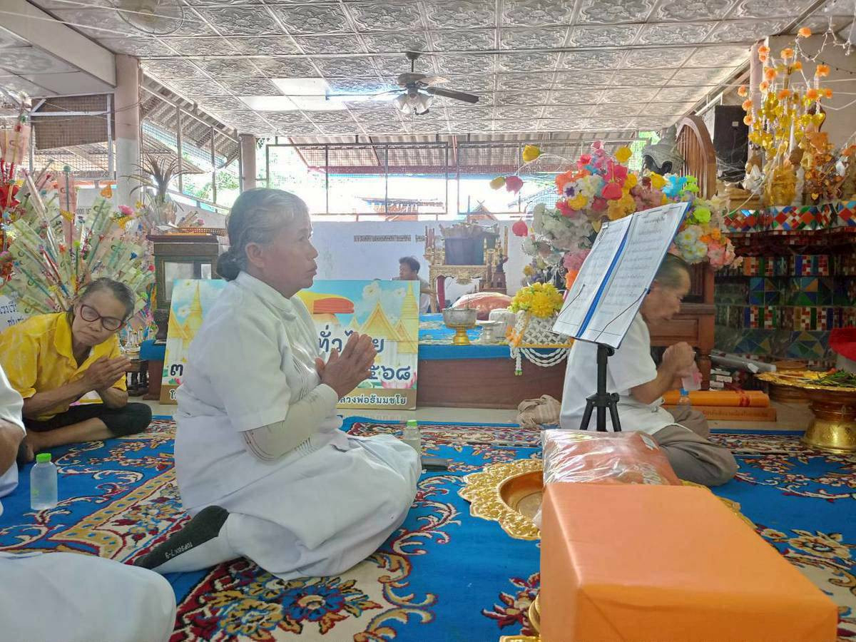 ภาพกล่าวคำถวายกฐินวัดผาผ่า