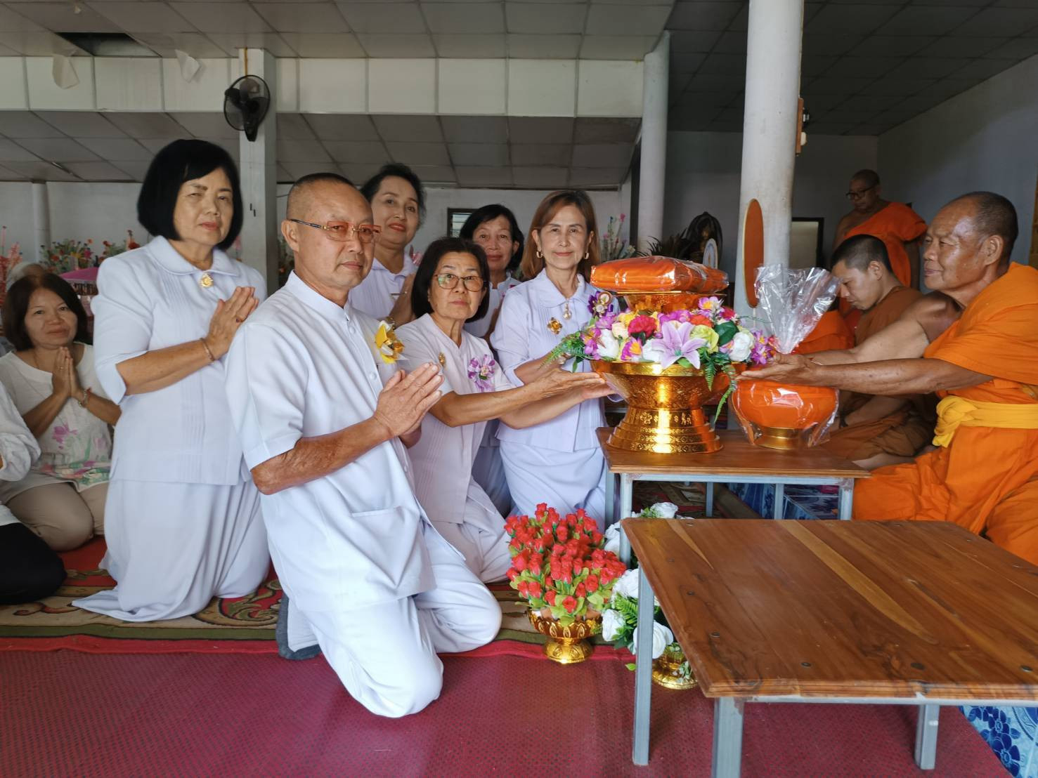 ภาพร่วมพิธีกรรมสำนักสงฆ์มงคลธรรม