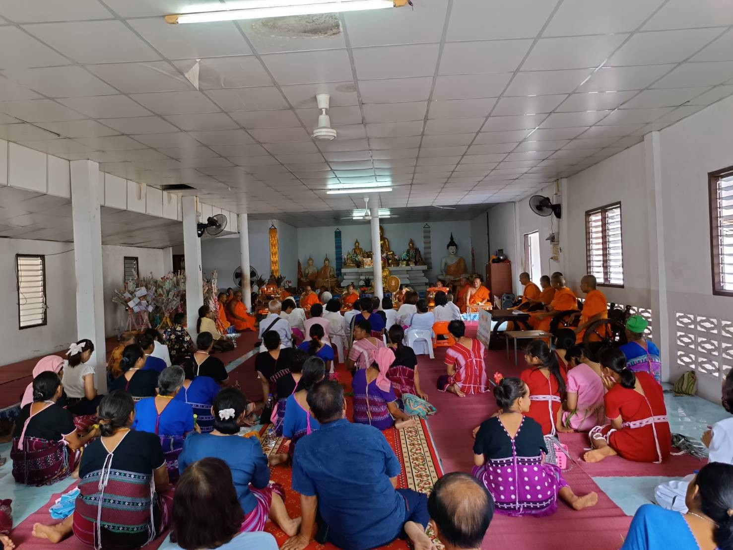 ภาพร่วมพิธีกรรมสำนักสงฆ์มงคลธรรม