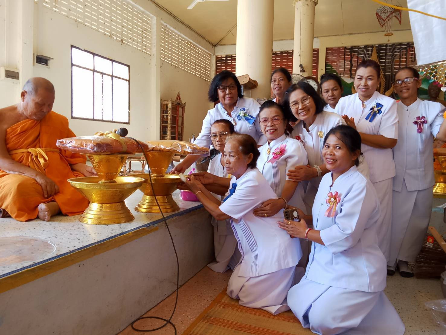 ภาพร่วมพิธีกรรมวัดเชตุดรวนาราม