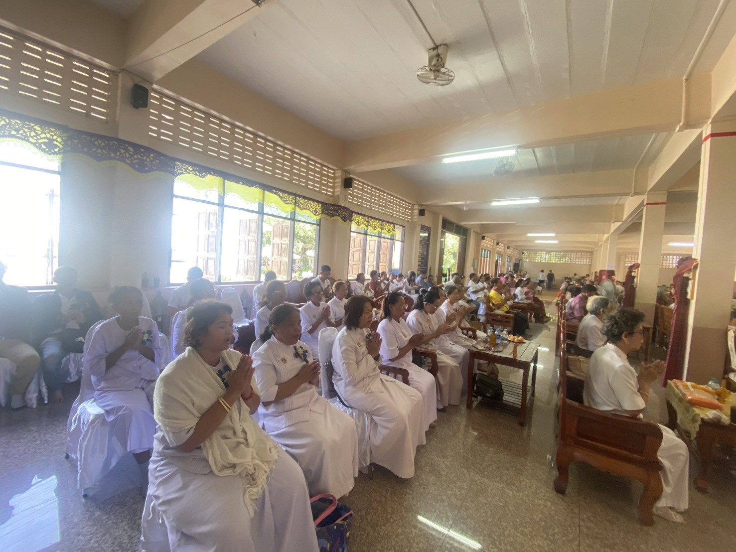 ภาพร่วมพิธีกรรมวัดโพธาราม