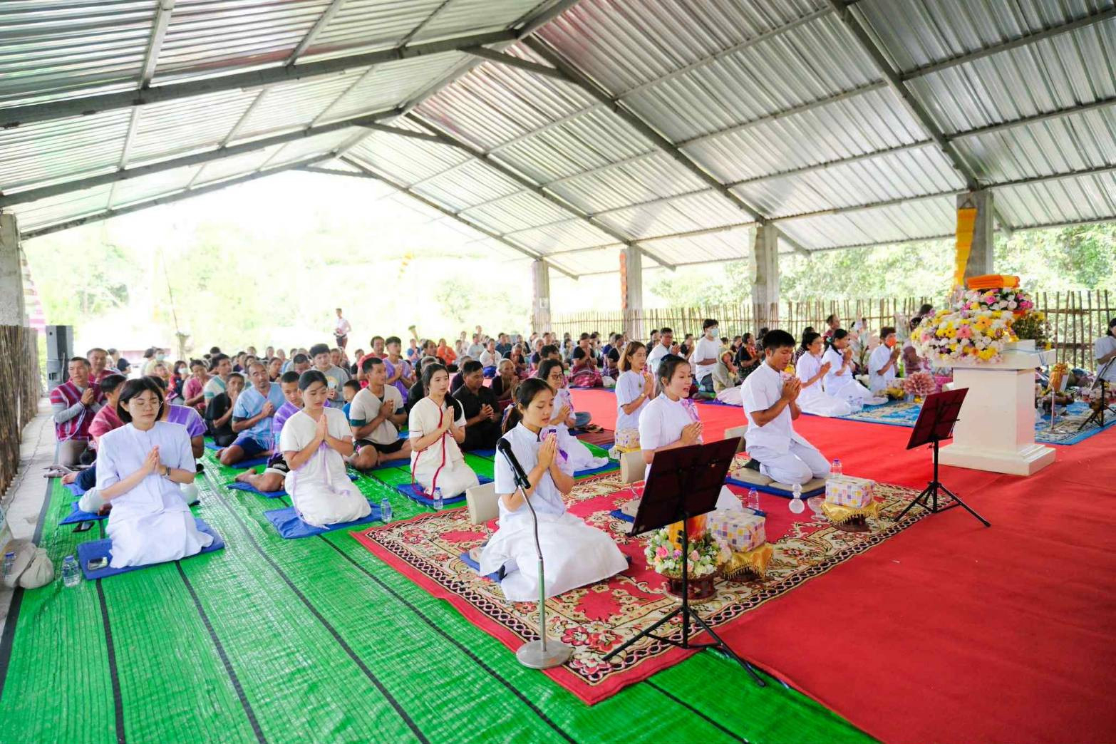 ภาพกล่าวคำถวายกฐินสำนักสงฆ์แม่ลิดหลวง