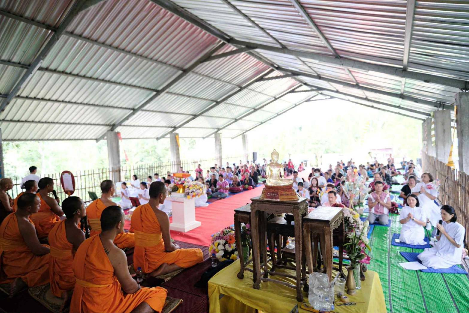 ภาพร่วมพิธีกรรมสำนักสงฆ์แม่ลิดหลวง