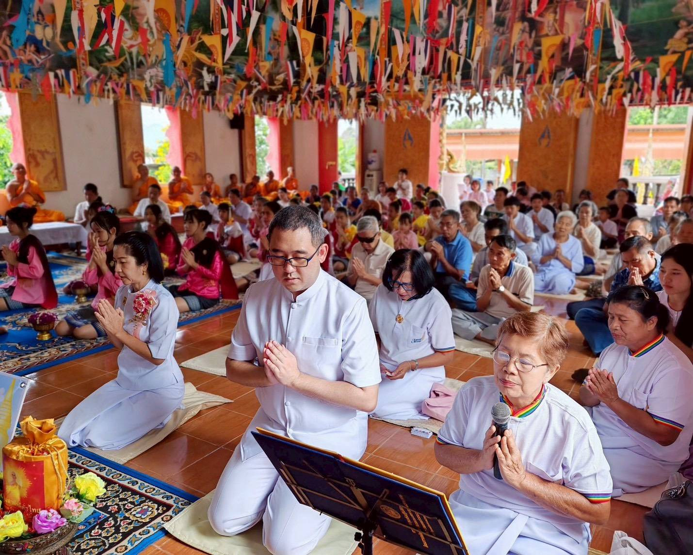 ภาพกล่าวคำถวายกฐินวัดคอนผึ้ง