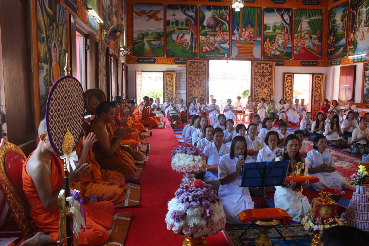 ภาพร่วมพิธีกรรมวัดสบหารเหนือ