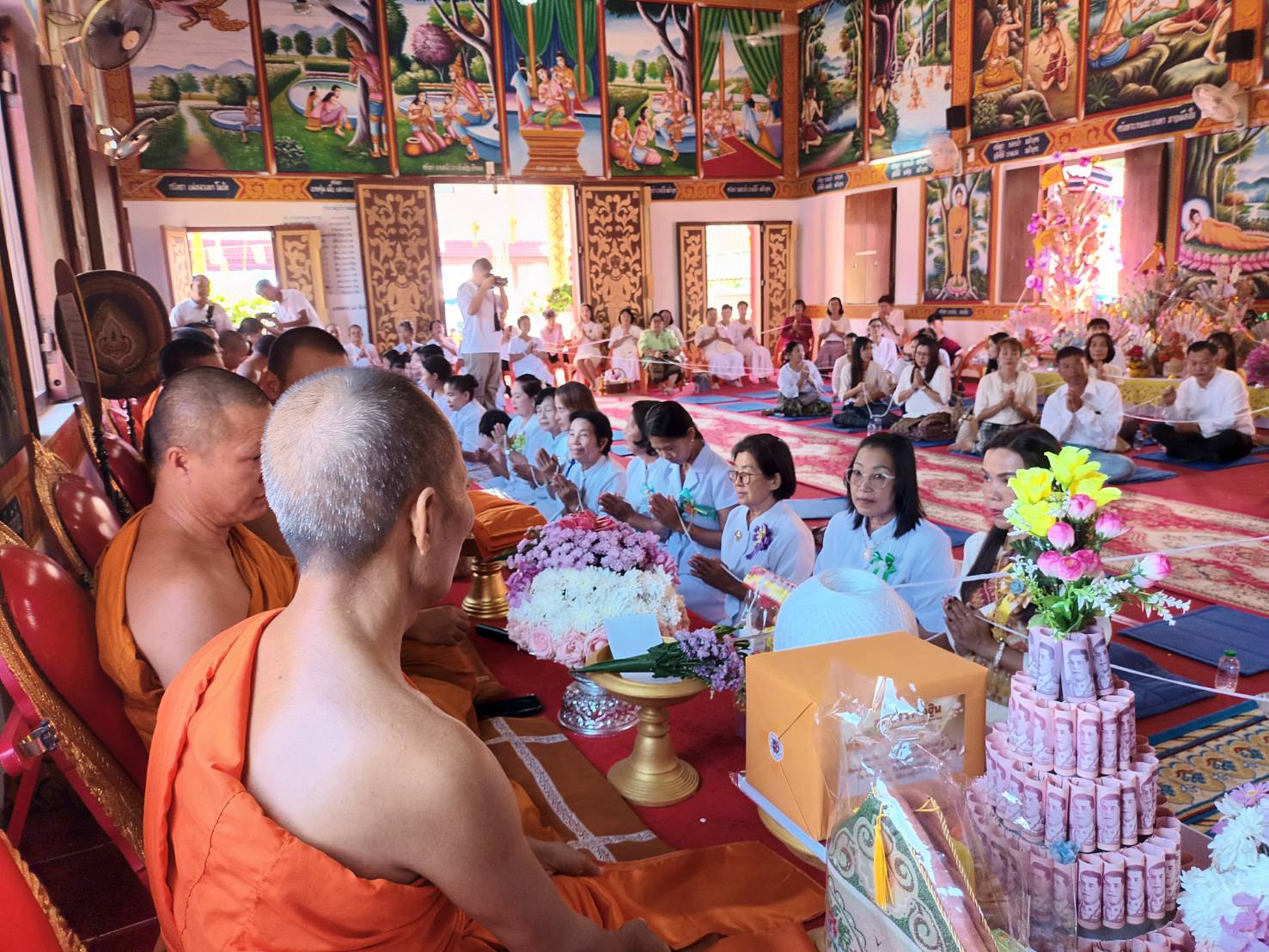 ภาพร่วมพิธีกรรมวัดสบหารเหนือ