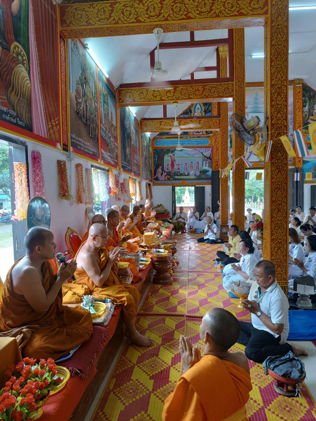 ภาพร่วมพิธีกรรมวัดท่าข้ามเหนือ