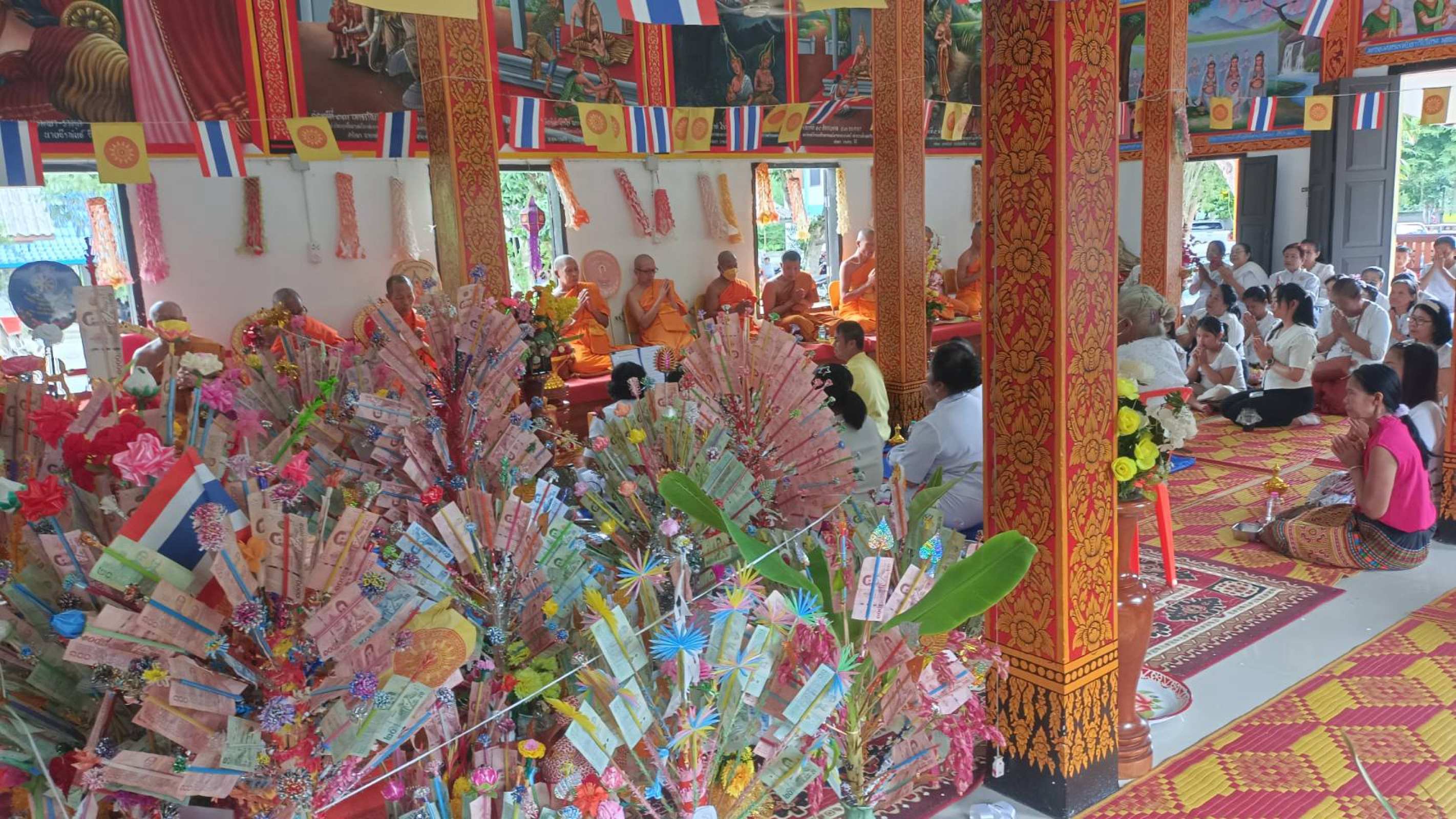 ภาพร่วมพิธีกรรมวัดท่าข้ามเหนือ