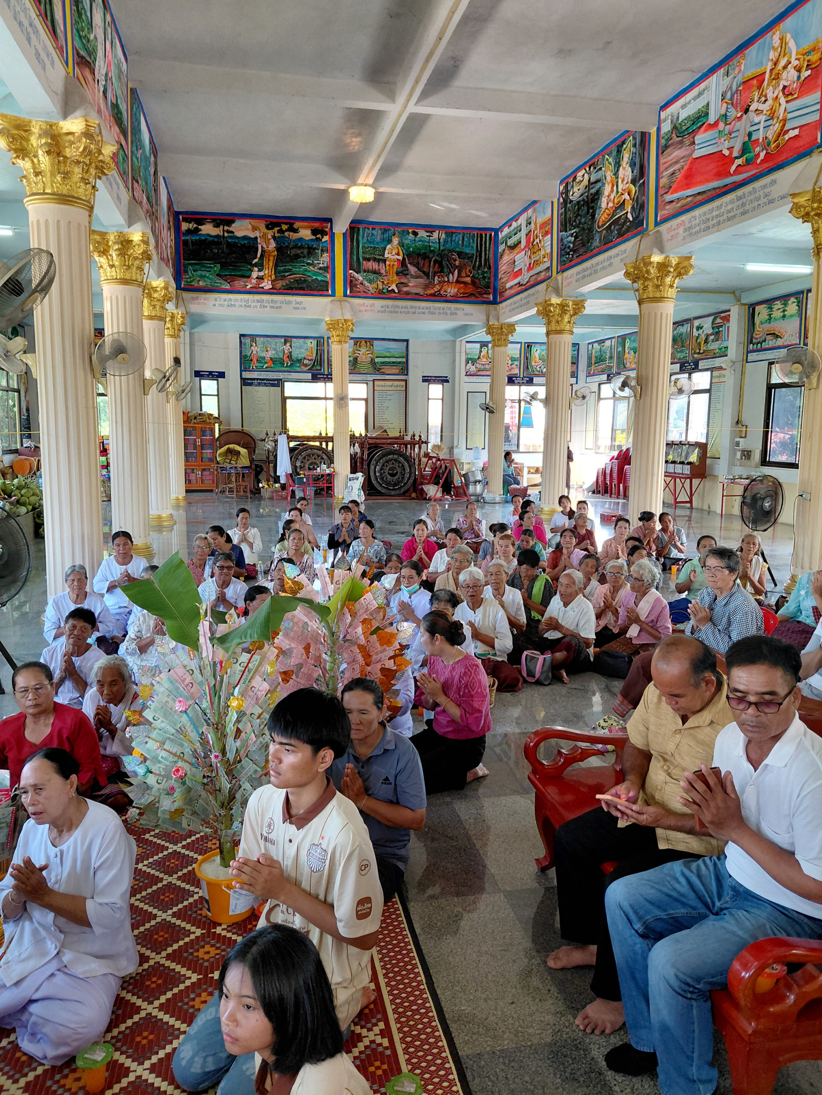 ภาพร่วมพิธีกรรมวัดท่าลี่