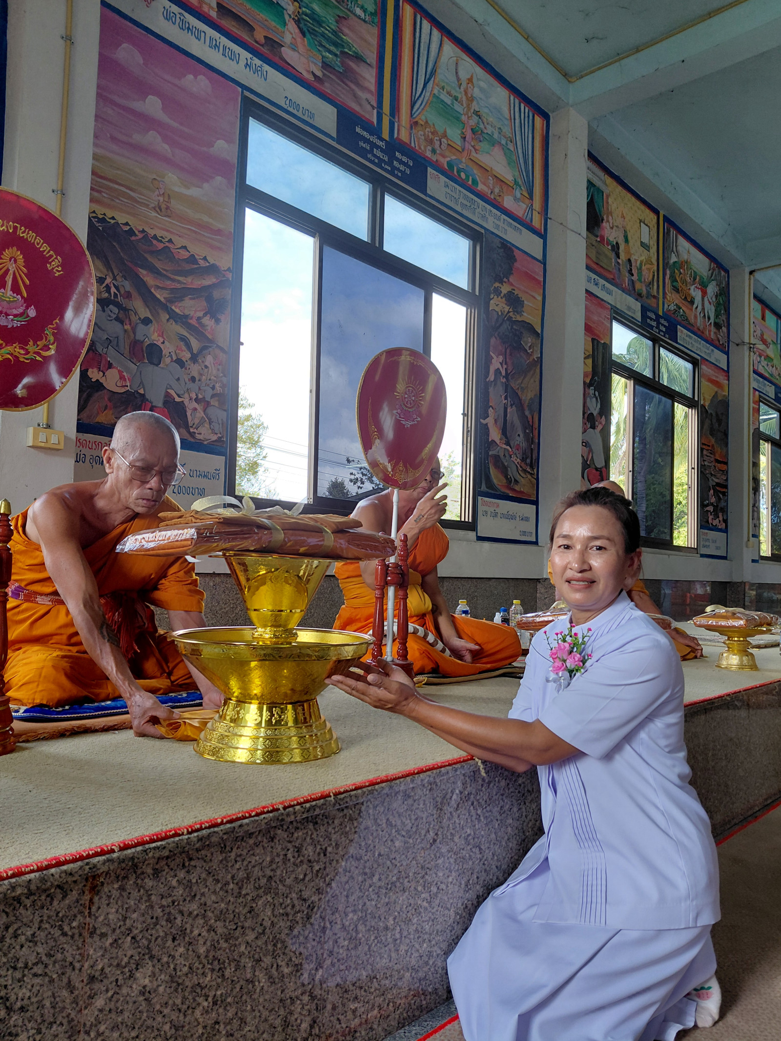 ภาพร่วมพิธีกรรมวัดท่าลี่