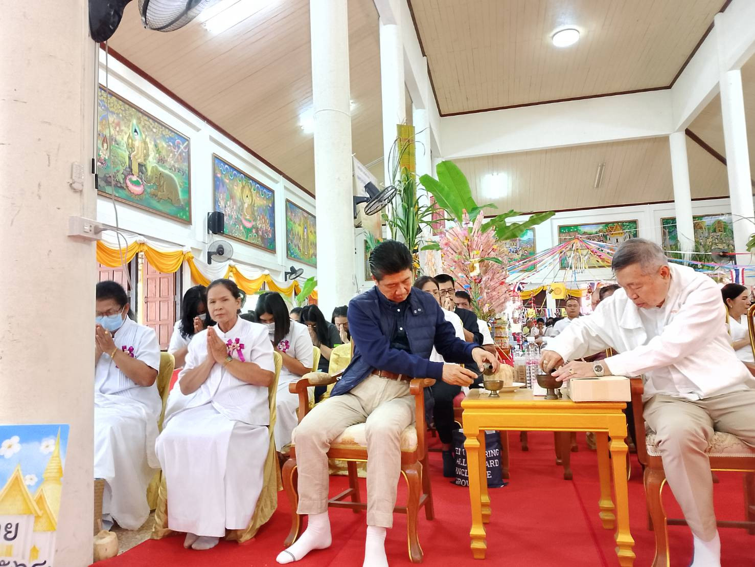 ภาพร่วมพิธีกรรมวัดโนนทอง