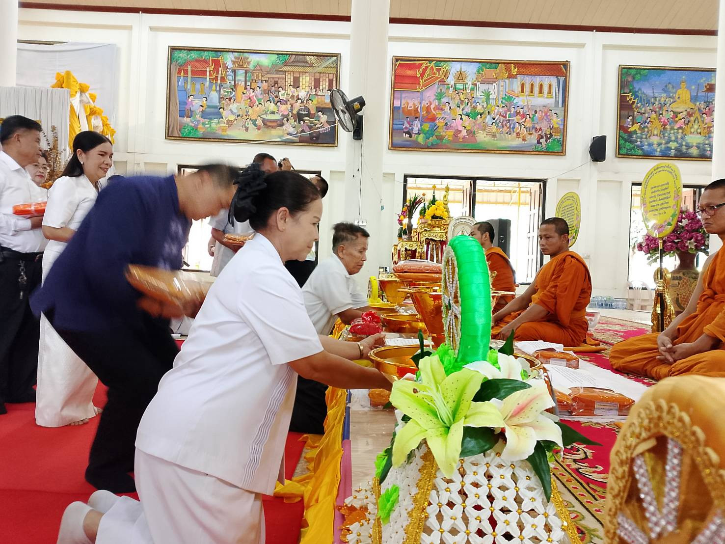 ภาพร่วมพิธีกรรมวัดโนนทอง