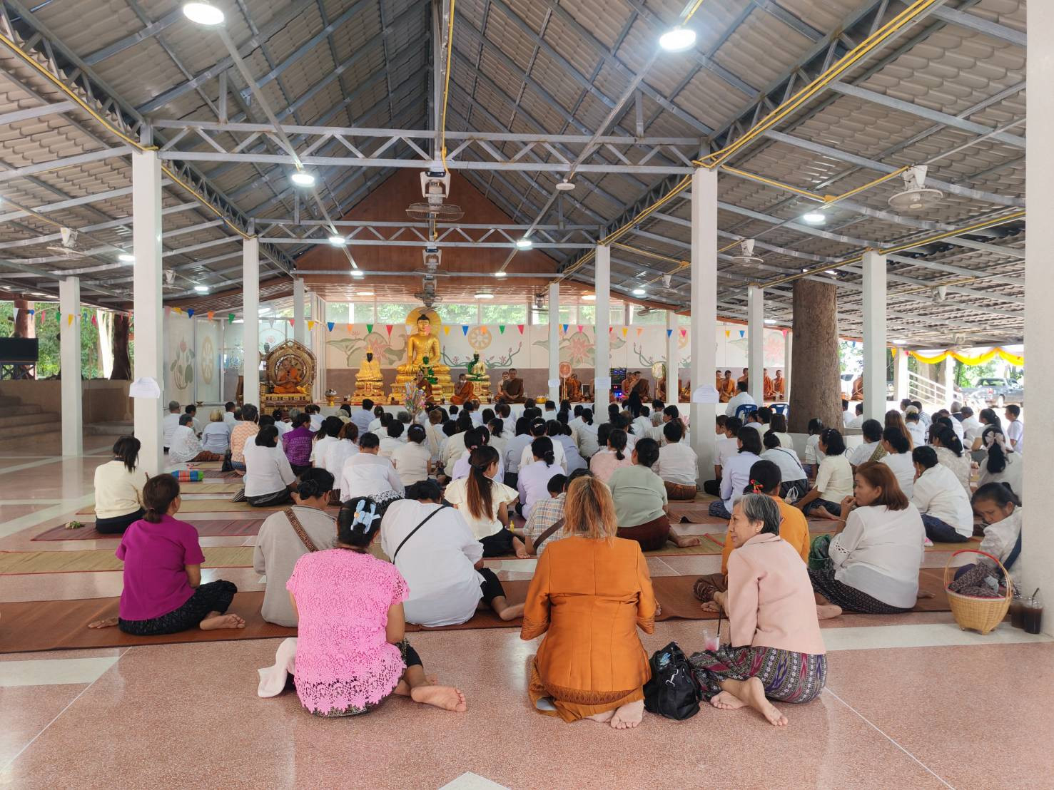 ภาพร่วมพิธีกรรมวัดป่าจันทรังษี