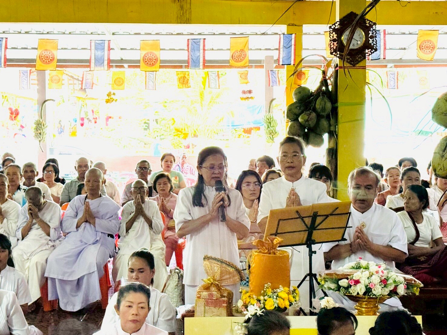 ภาพกล่าวคำถวายกฐินวัดสมเด็จ