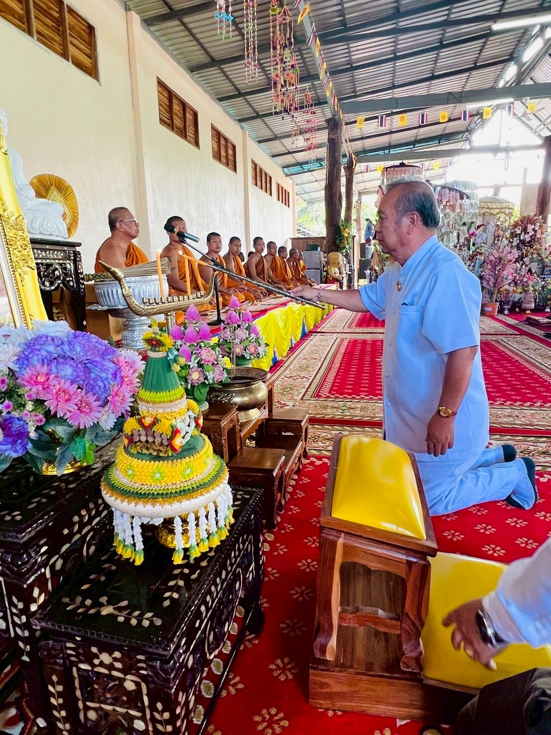 ภาพร่วมพิธีกรรมวัดป่าหิมพานต์