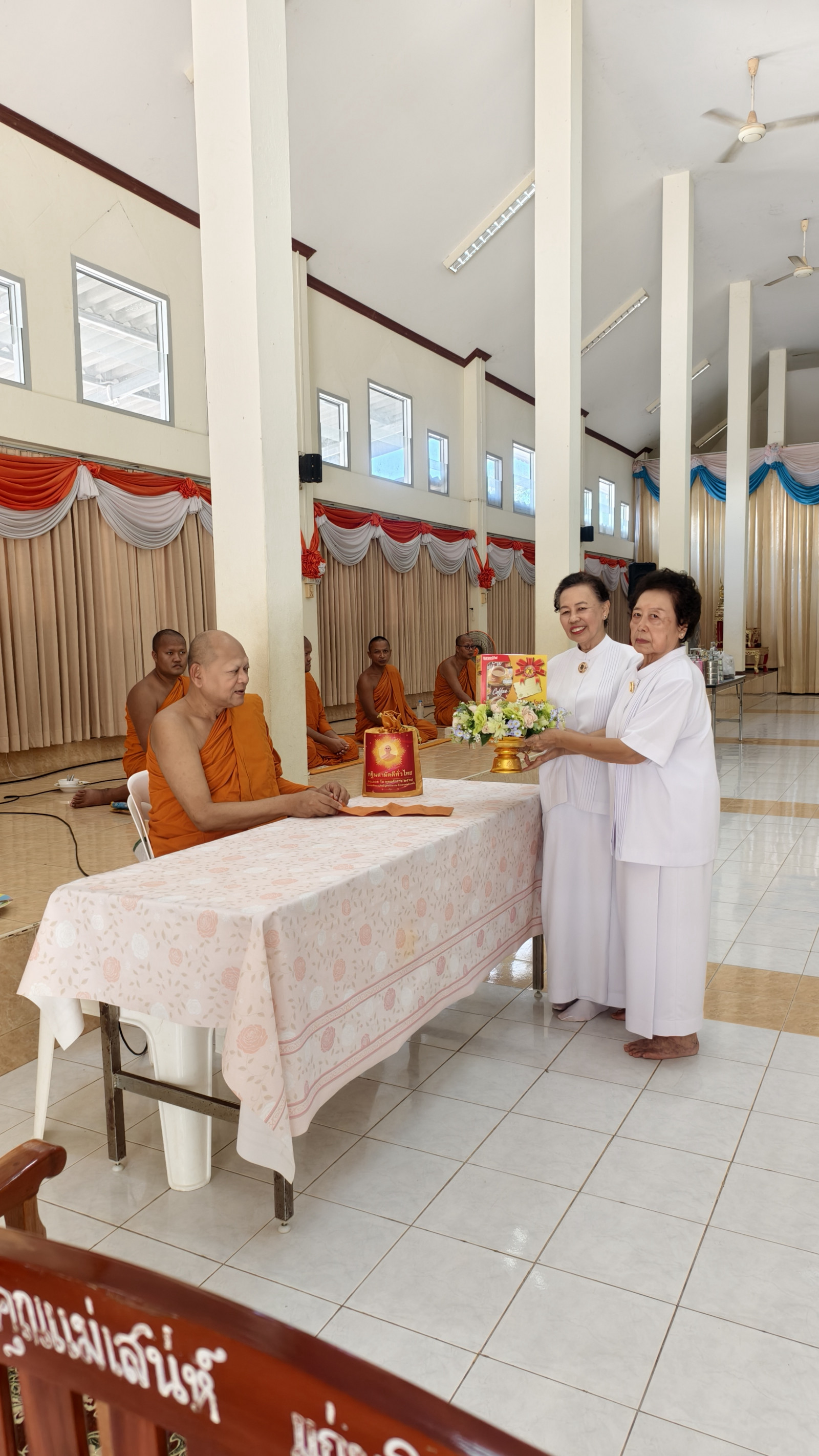 ภาพกล่าวคำถวายกฐินวัดพระงาม