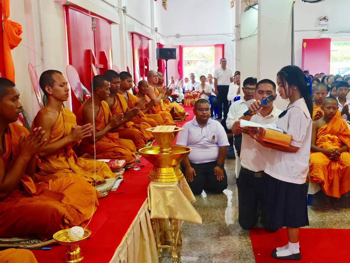 ภาพกล่าวคำถวายกฐินวัดบาละ