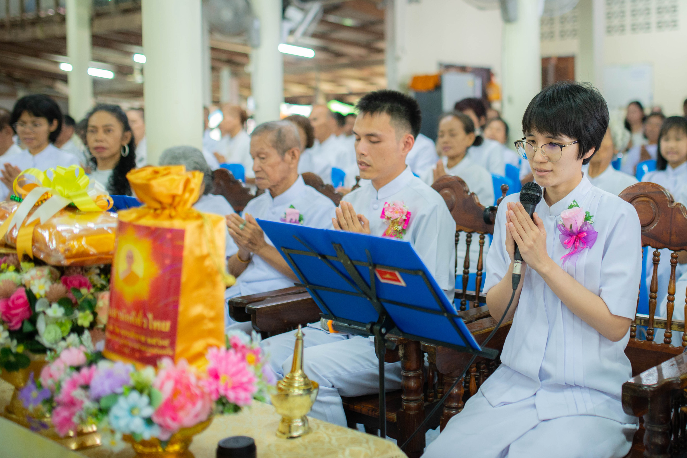 ภาพกล่าวคำถวายกฐินวัดสามัคคีธรรม