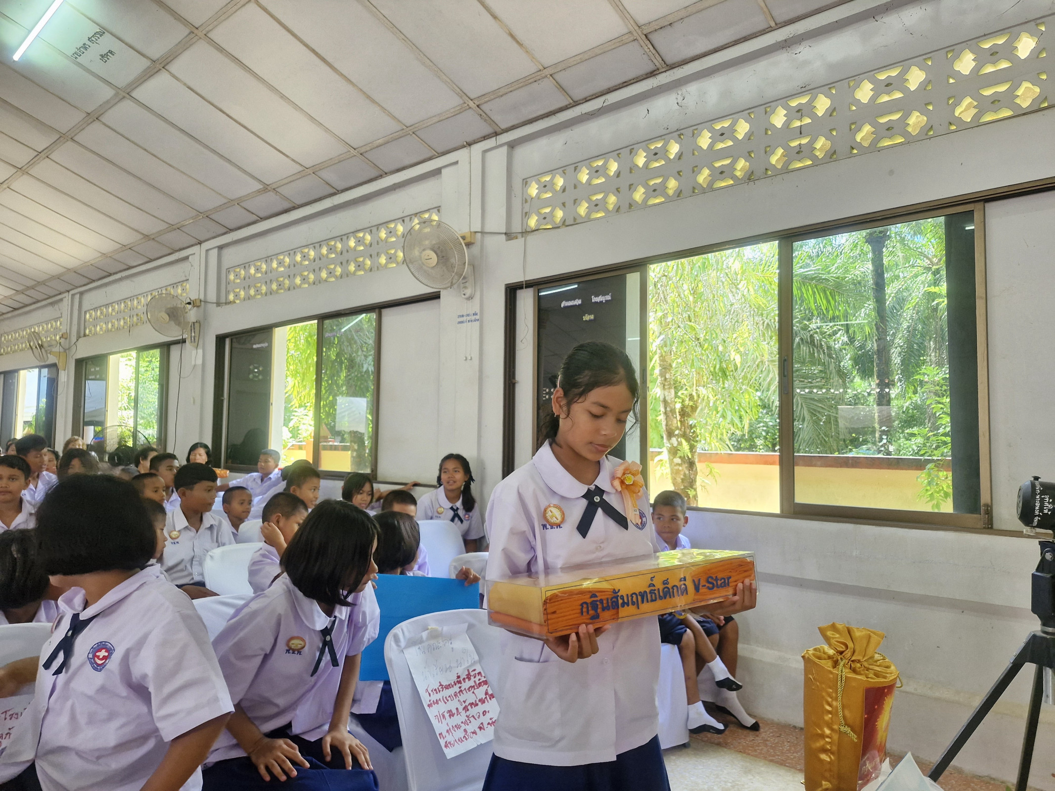 ภาพกล่าวคำถวายกฐินวัดหาดทรายสมบูรณ์