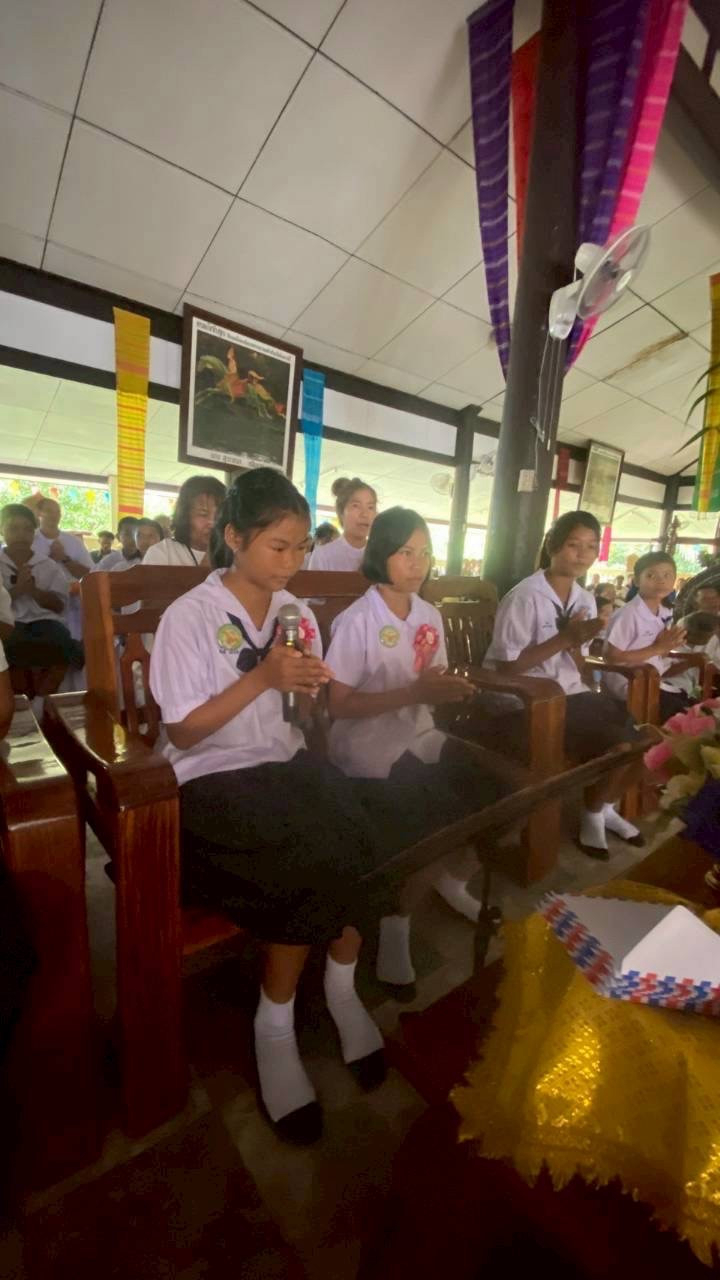 ภาพกล่าวคำถวายกฐินวัดโต๊ะโมะ