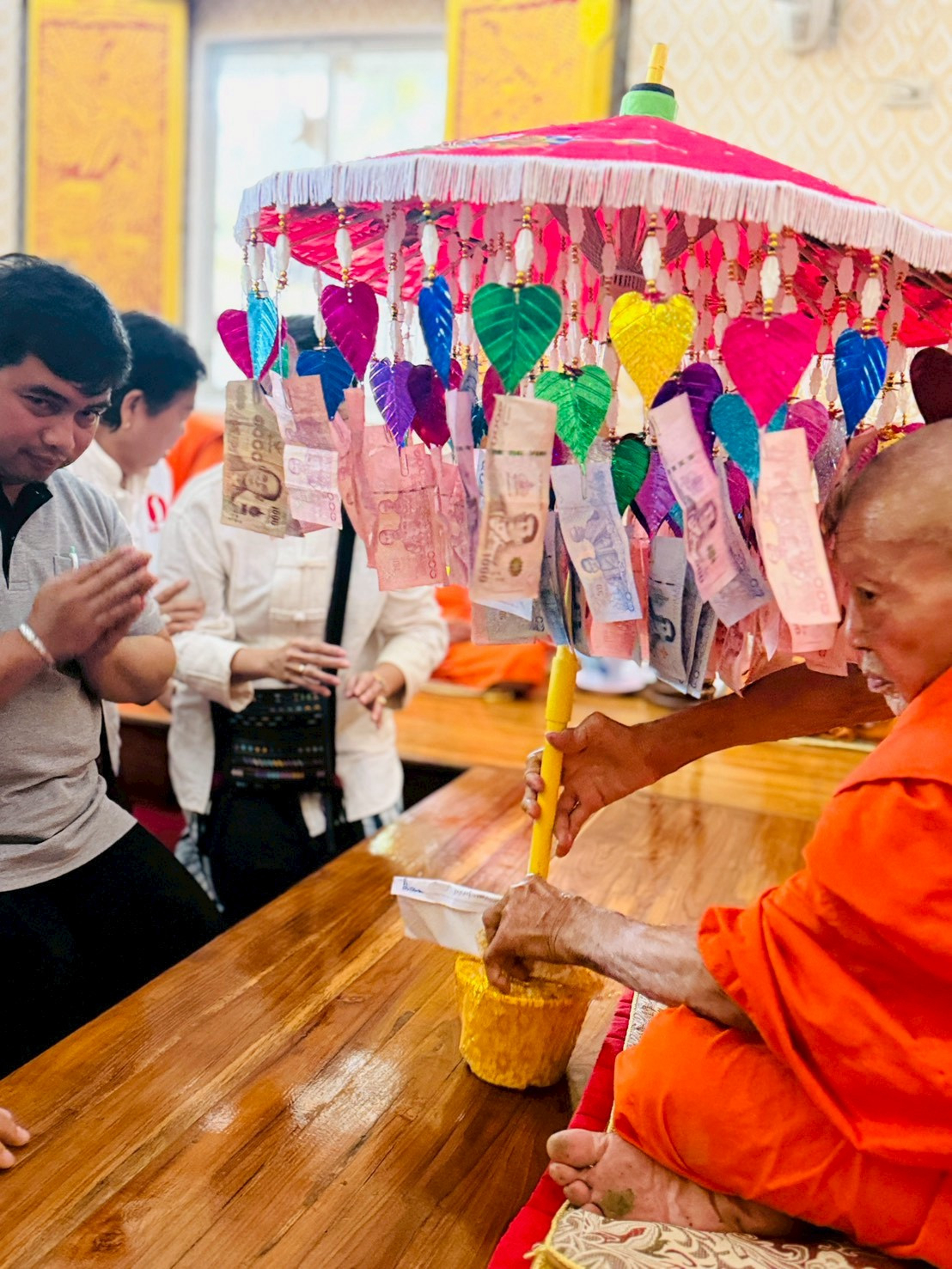 ภาพร่วมพิธีกรรมวัดสันต้นดู่