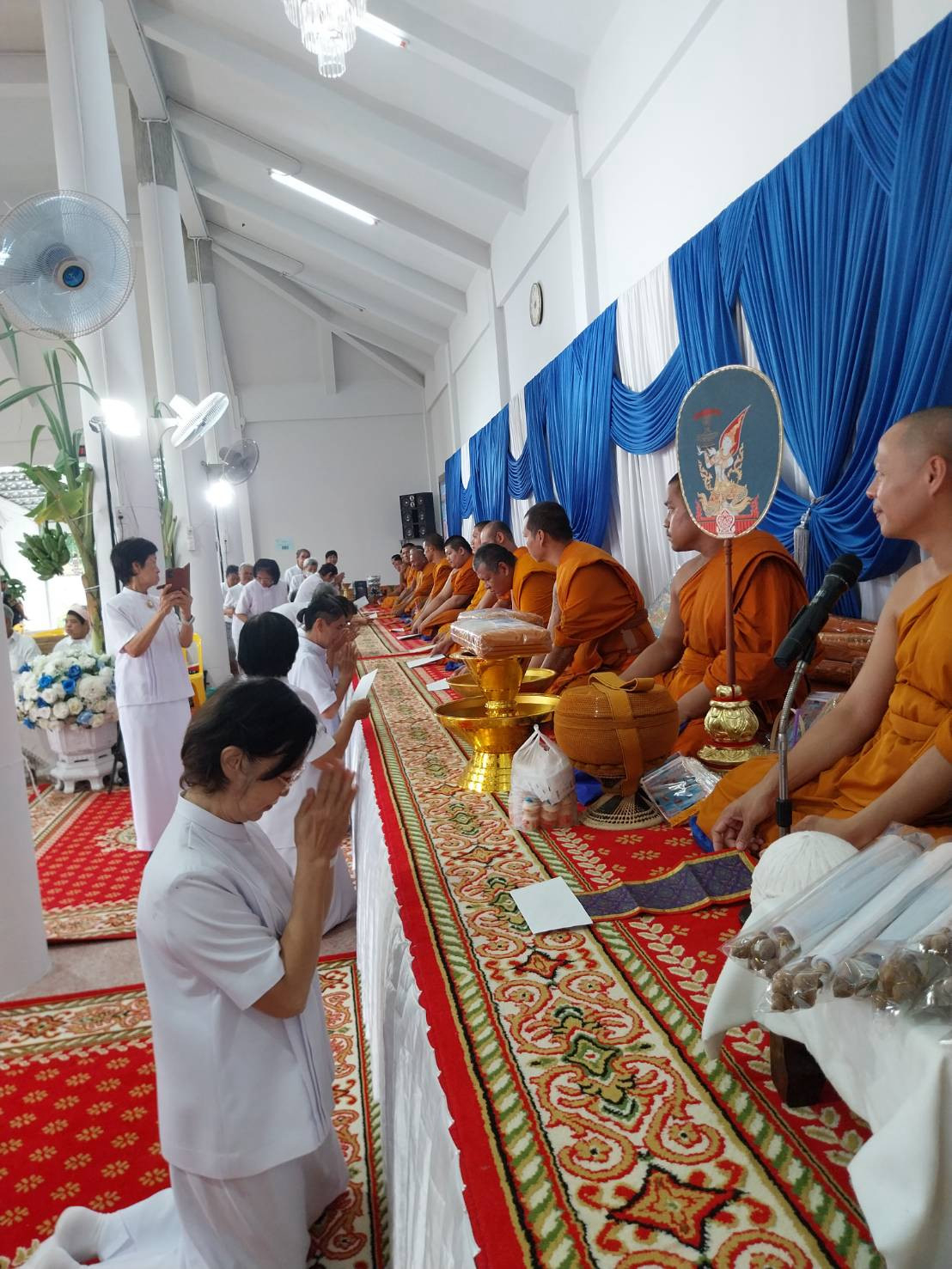 ภาพร่วมพิธีกรรมวัดหนองแขมพัฒนา