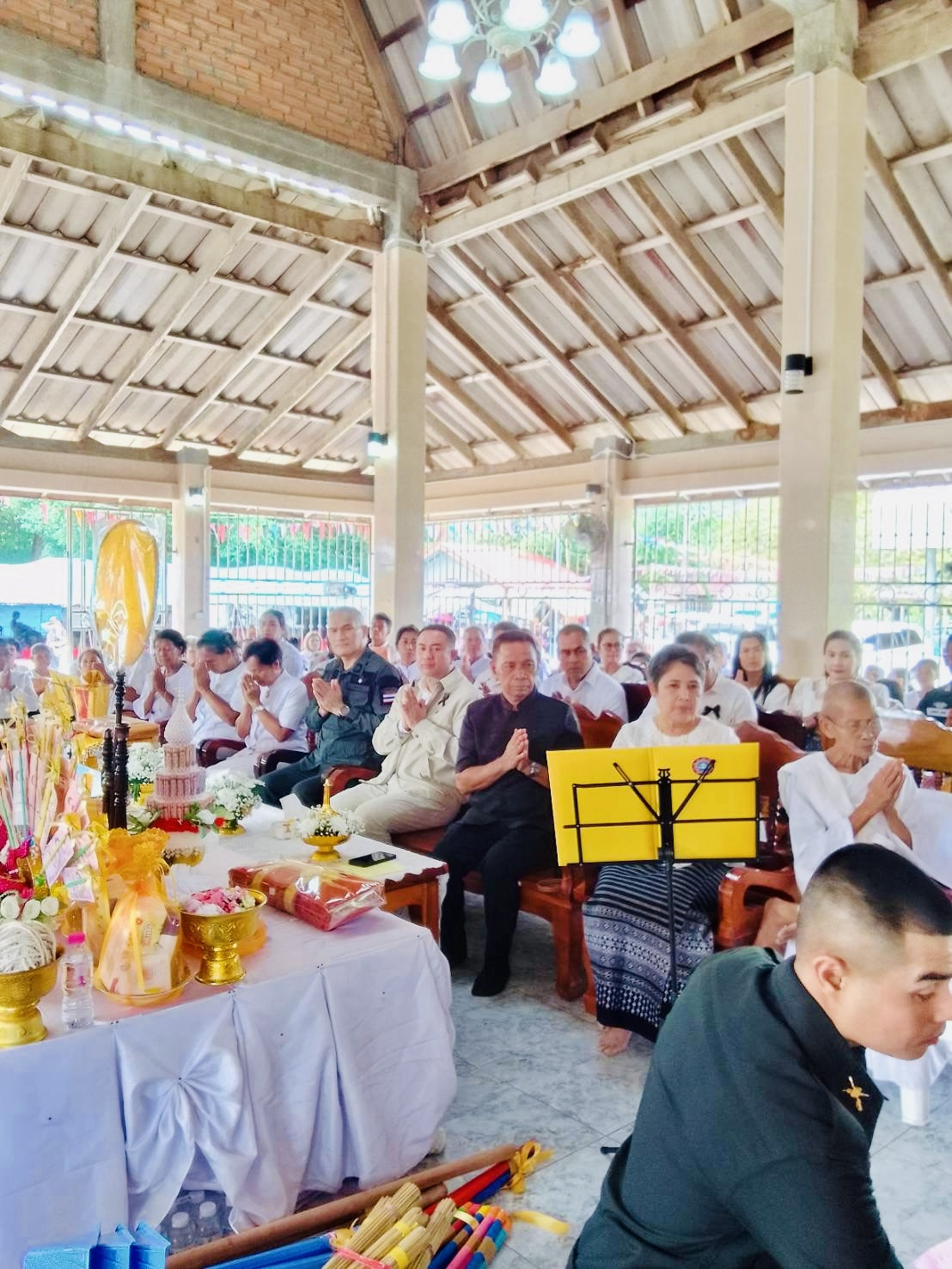 ภาพร่วมพิธีกรรมวัดหลวงปู่อิ่มวิปัสสนาราม