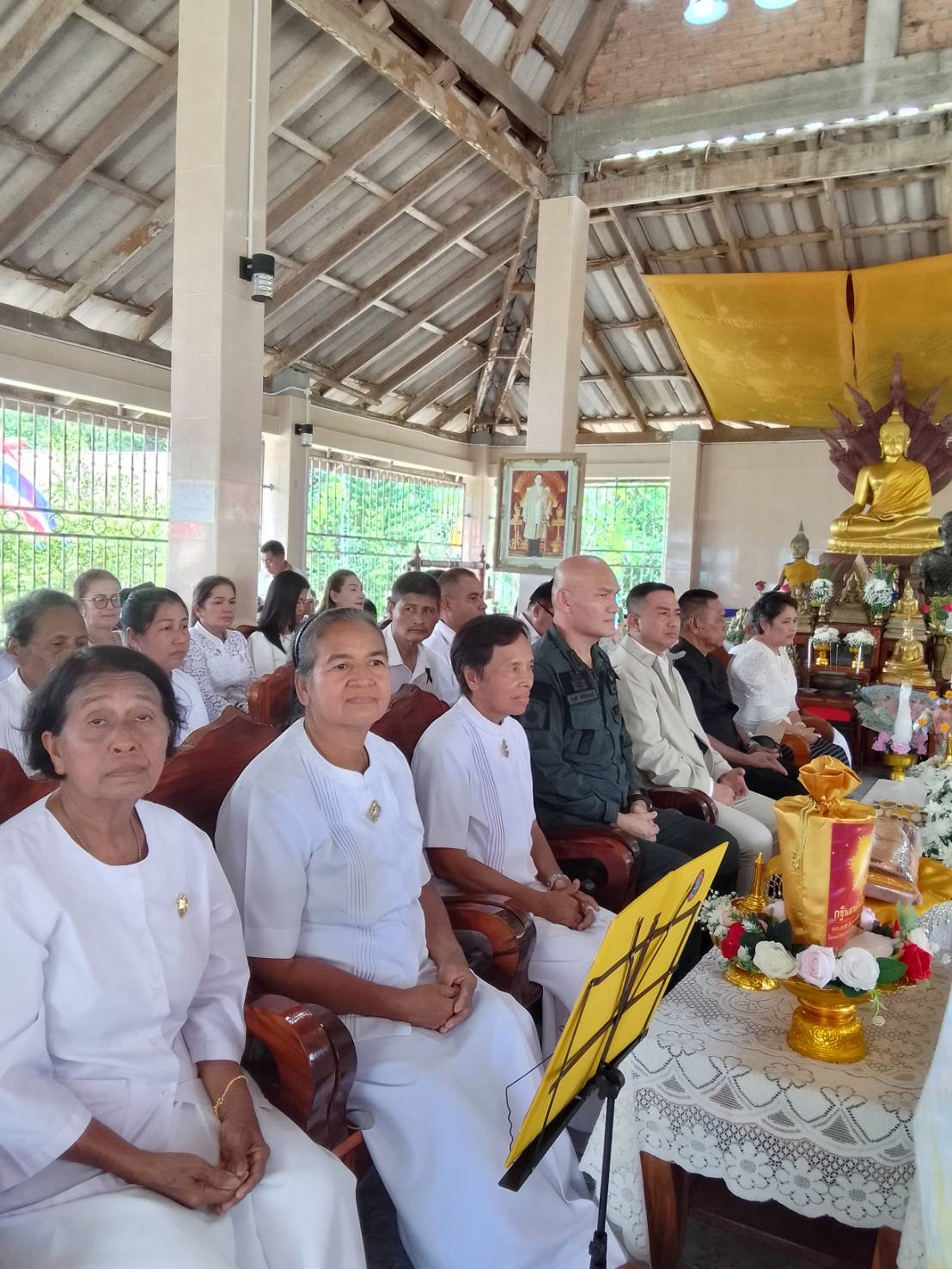 ภาพร่วมพิธีกรรมวัดหลวงปู่อิ่มวิปัสสนาราม