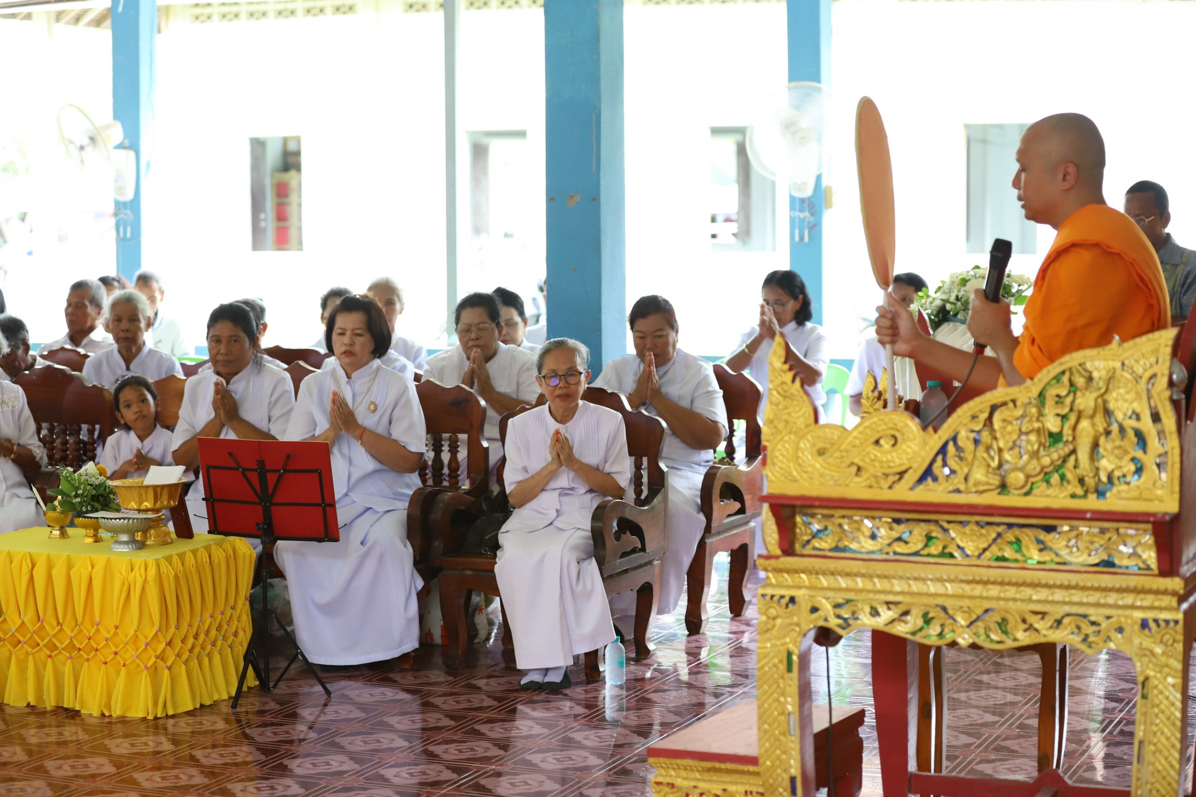 ภาพร่วมพิธีกรรมวัดไทรงาม