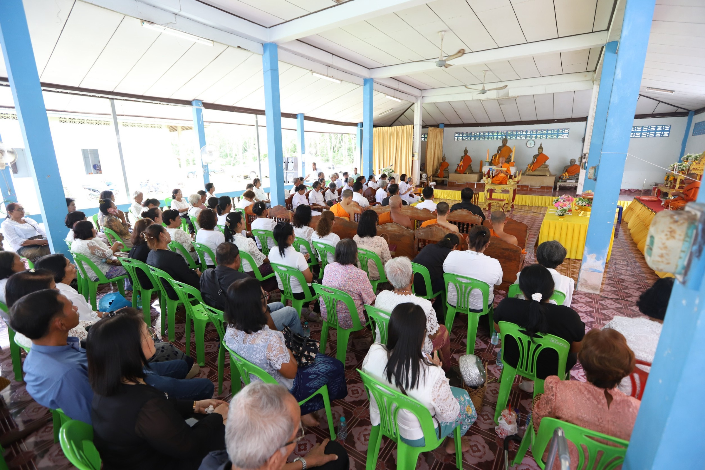ภาพร่วมพิธีกรรมวัดไทรงาม