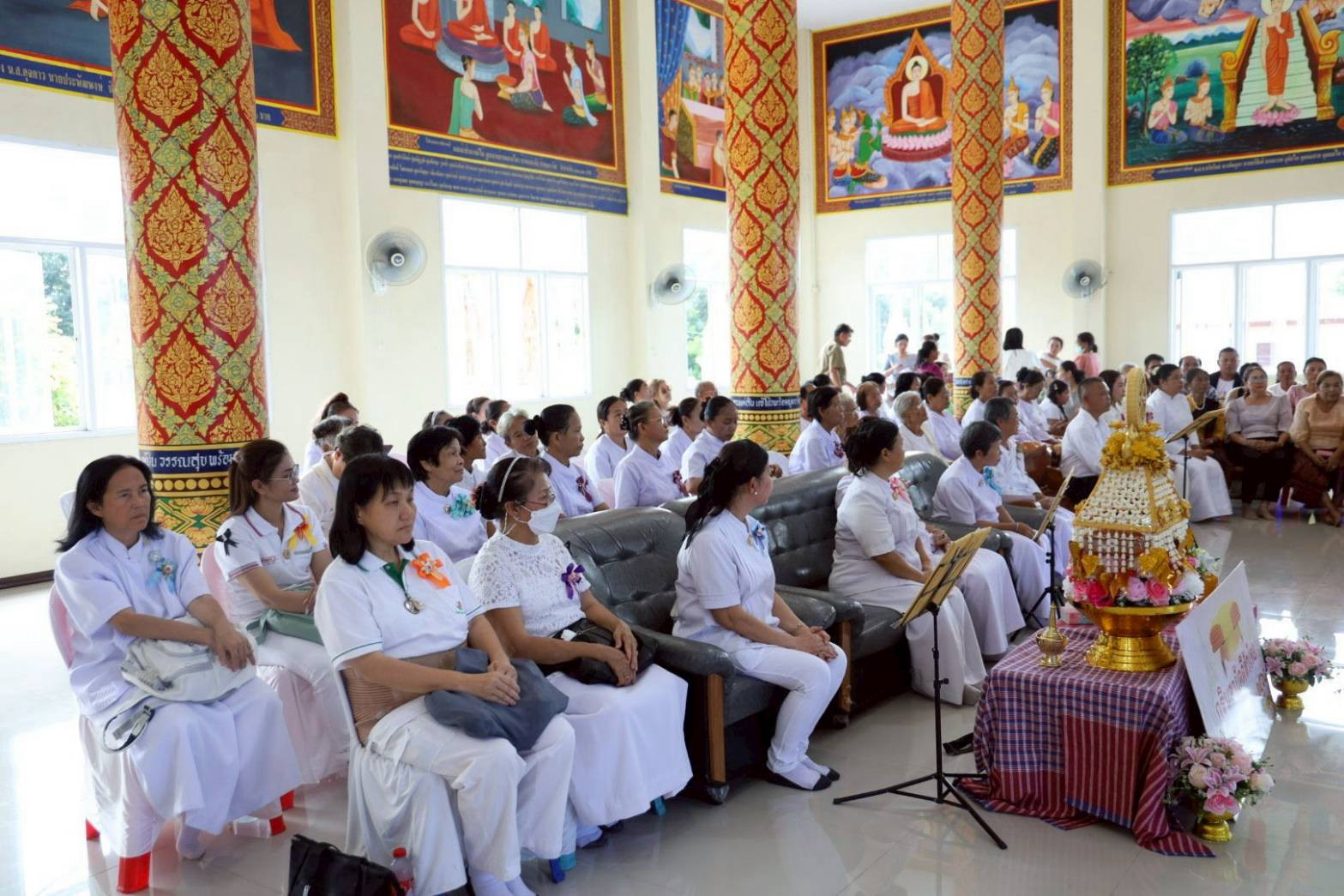 ภาพร่วมพิธีกรรมวัดตลาดไทรเก่า