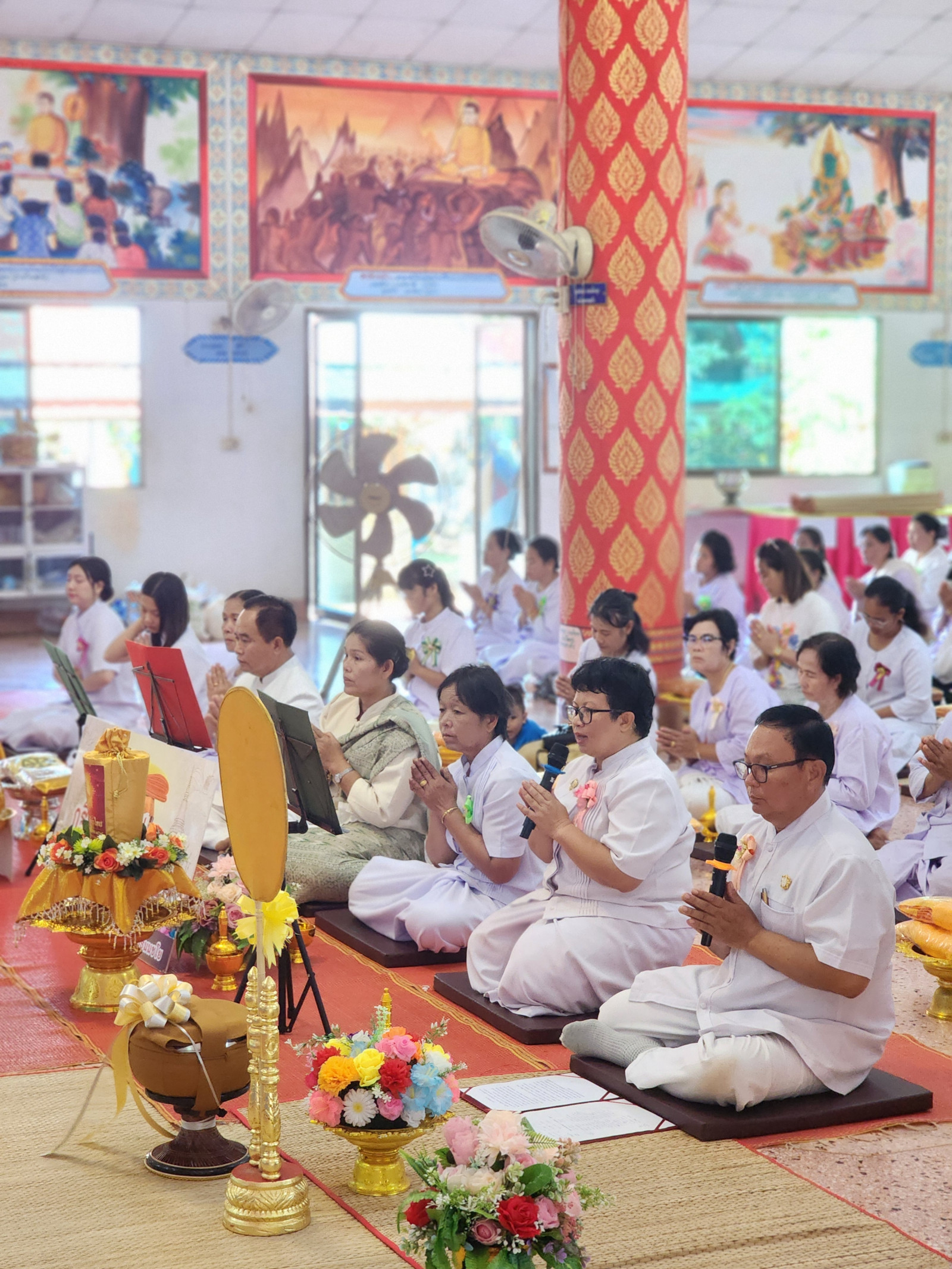 ภาพกล่าวคำถวายกฐินวัดโนนสวรรค์