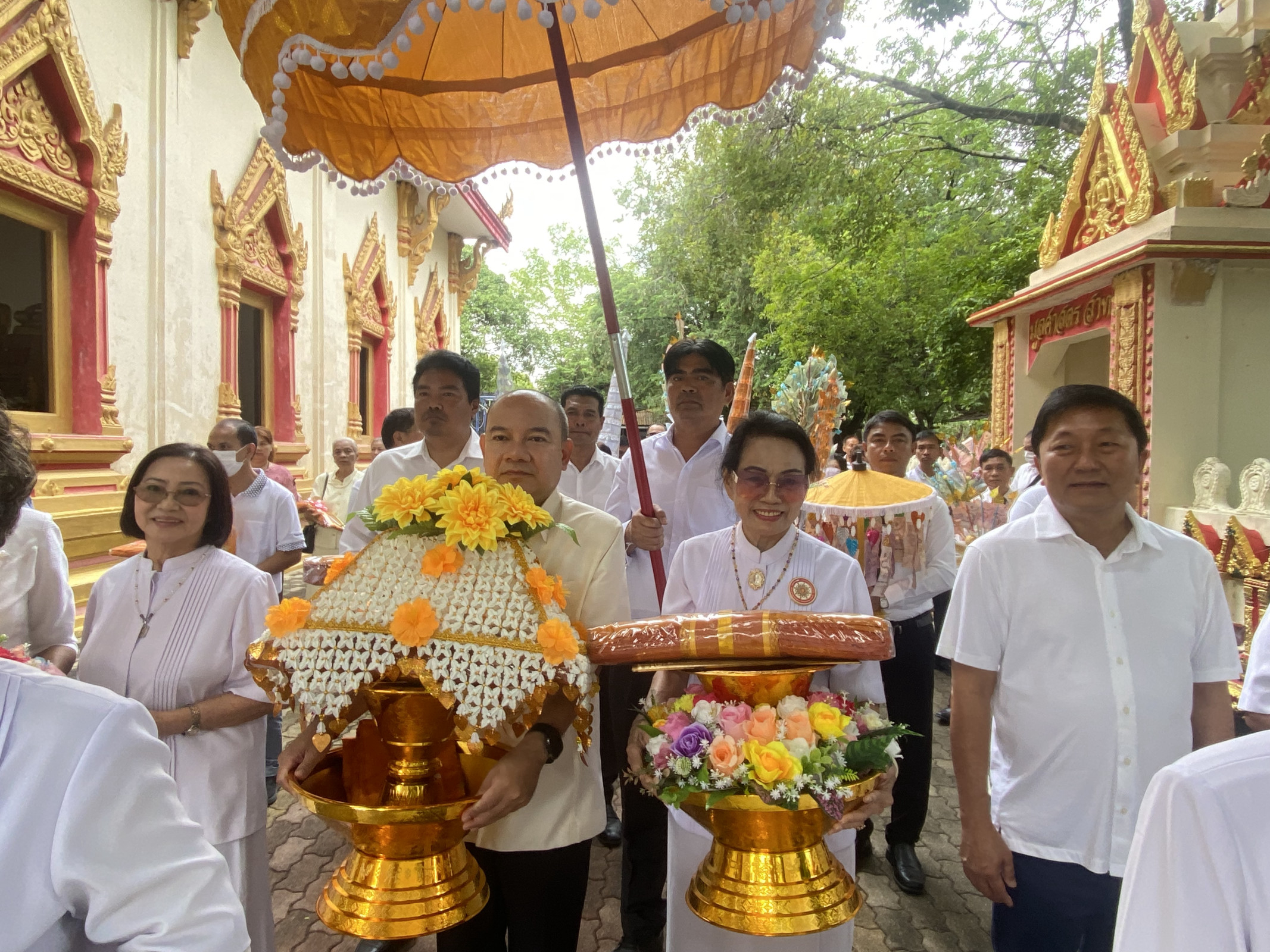 ภาพร่วมขบวนกฐินวัดจุมพลสุทธาวาส