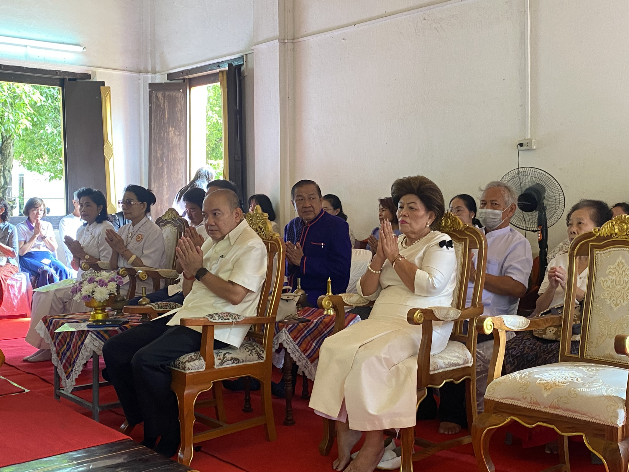 ภาพร่วมพิธีกรรมวัดจุมพลสุทธาวาส