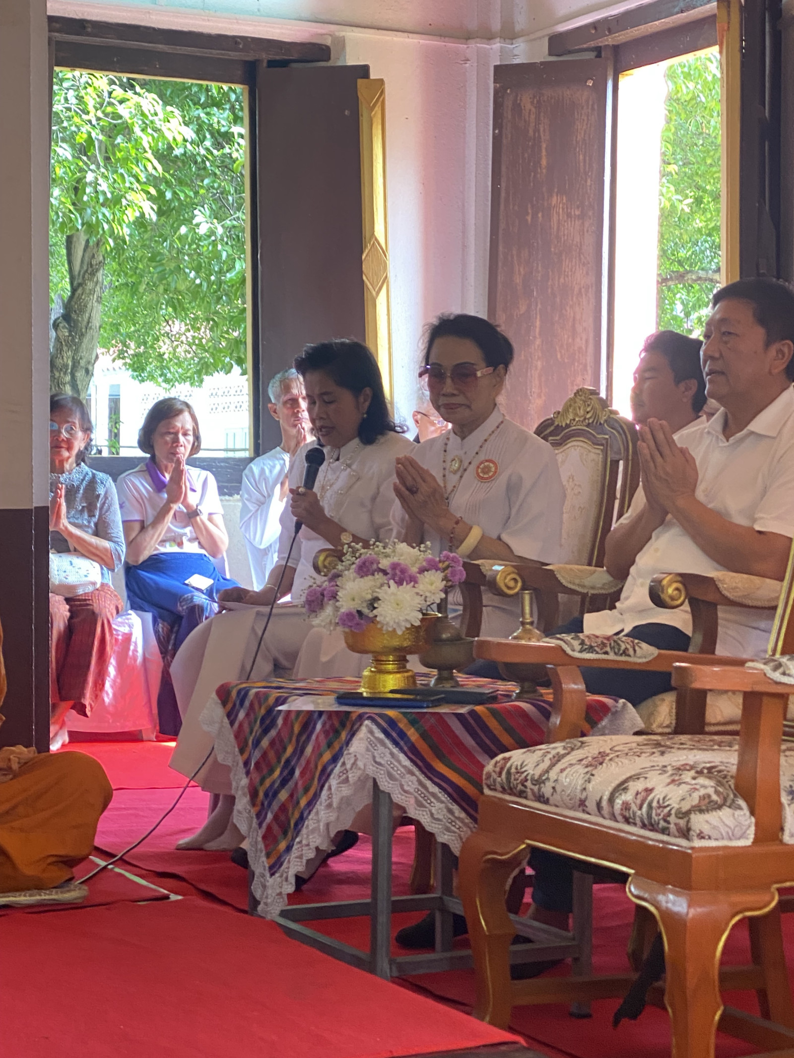 ภาพร่วมพิธีกรรมวัดจุมพลสุทธาวาส