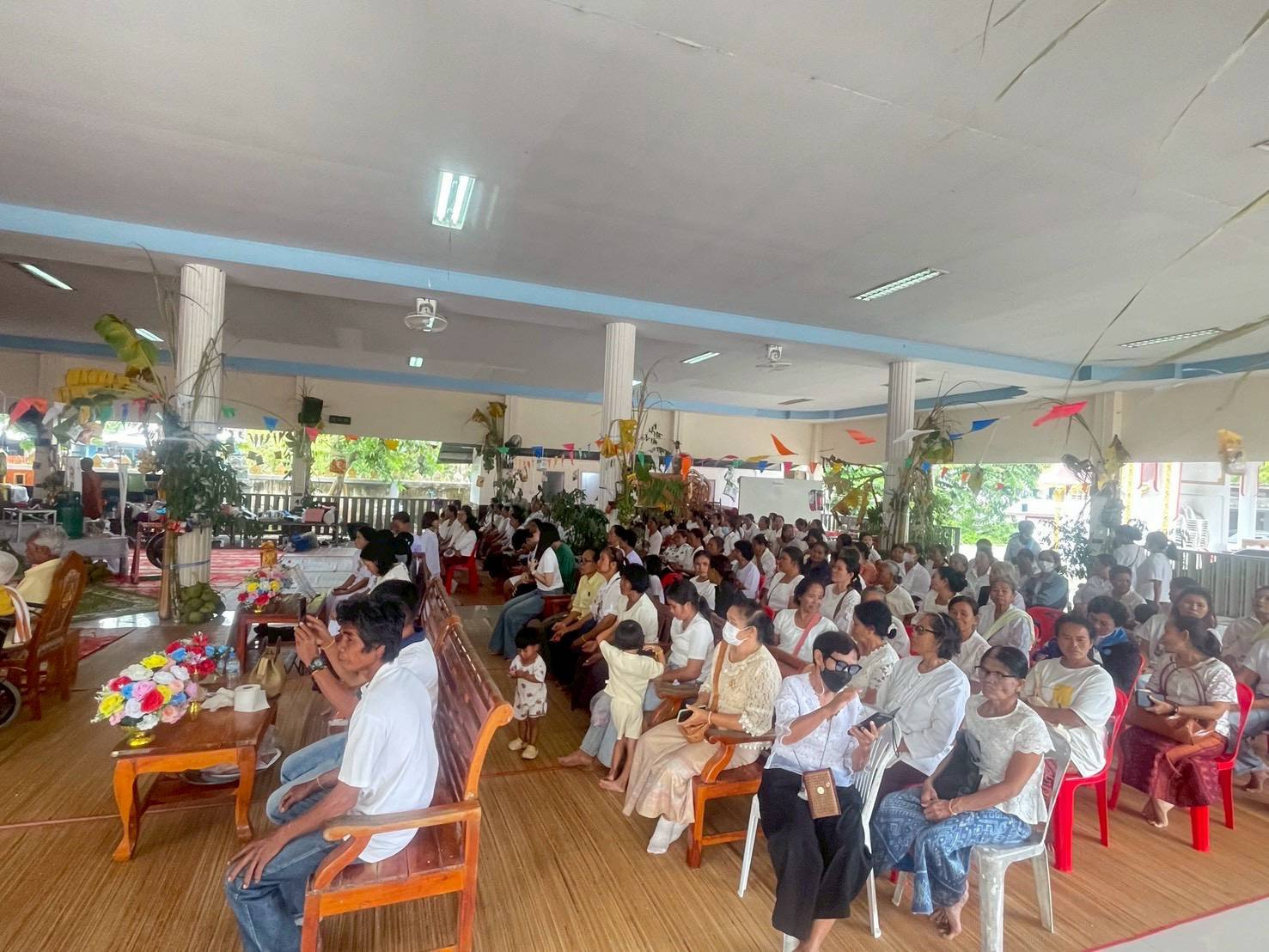 ภาพร่วมพิธีกรรมวัดพันษี