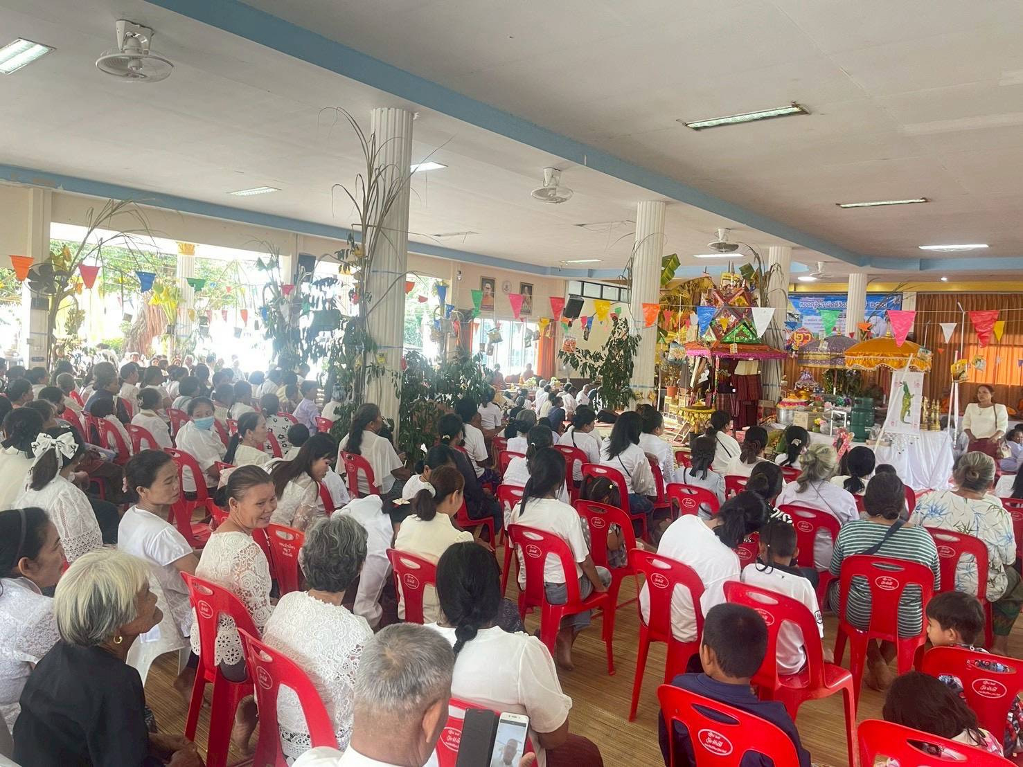 ภาพร่วมพิธีกรรมวัดพันษี