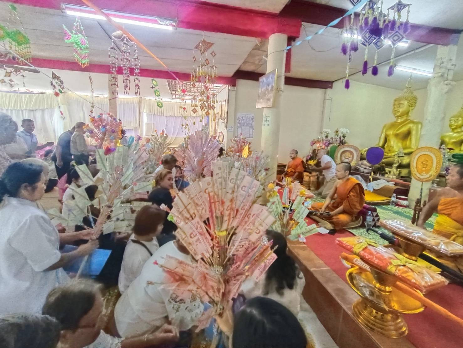 ภาพร่วมพิธีกรรมวัดกอนประชาราม