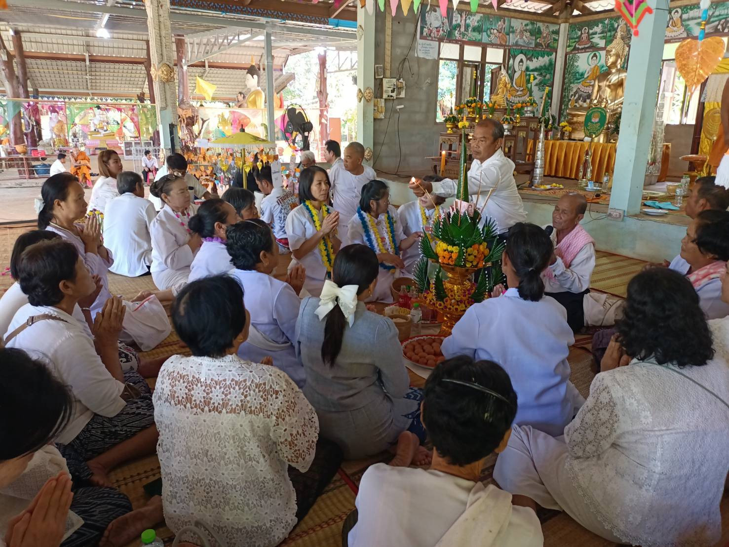 ภาพร่วมพิธีกรรมวัดศรีทรงวนาราม