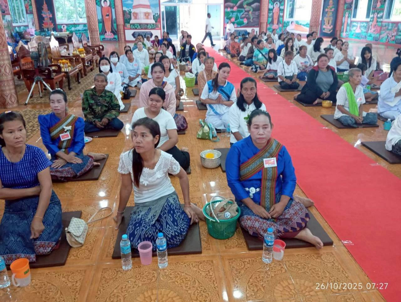 ภาพร่วมพิธีกรรมวัดพรหมาราม