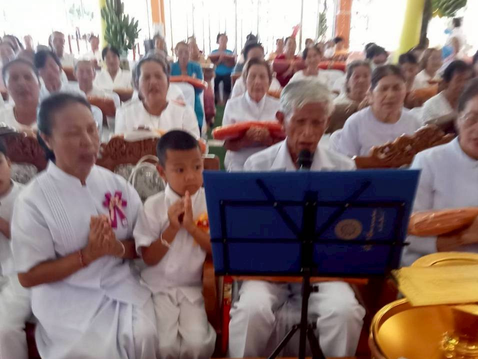 ภาพกล่าวคำถวายกฐินวัดสุวรรณาวาส
