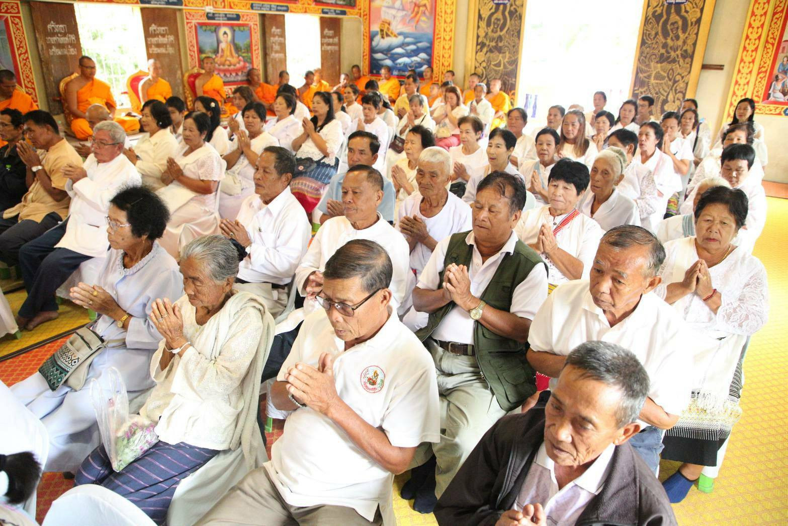 ภาพร่วมพิธีกรรมวัดยางเปียง