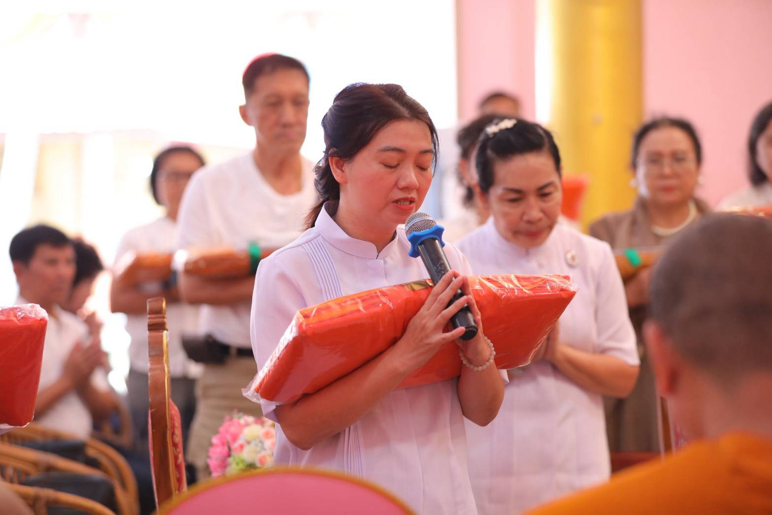 ภาพกล่าวคำถวายกฐินวัดสารภี