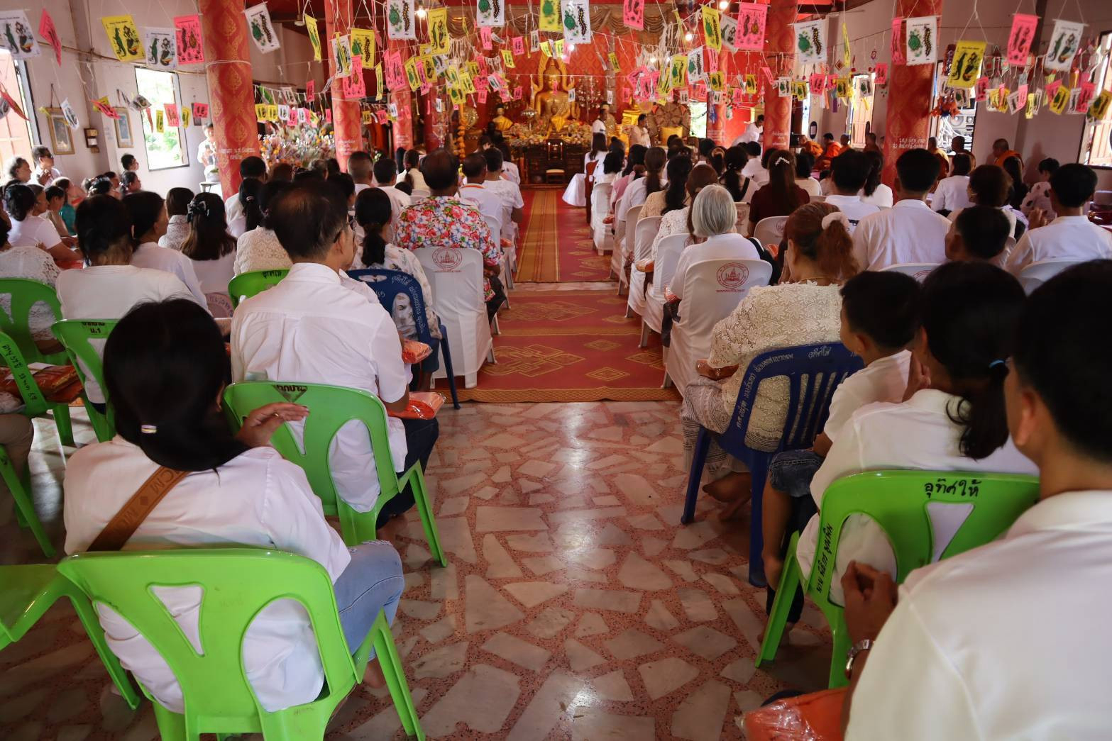 ภาพร่วมพิธีกรรมวัดศรีเกษม