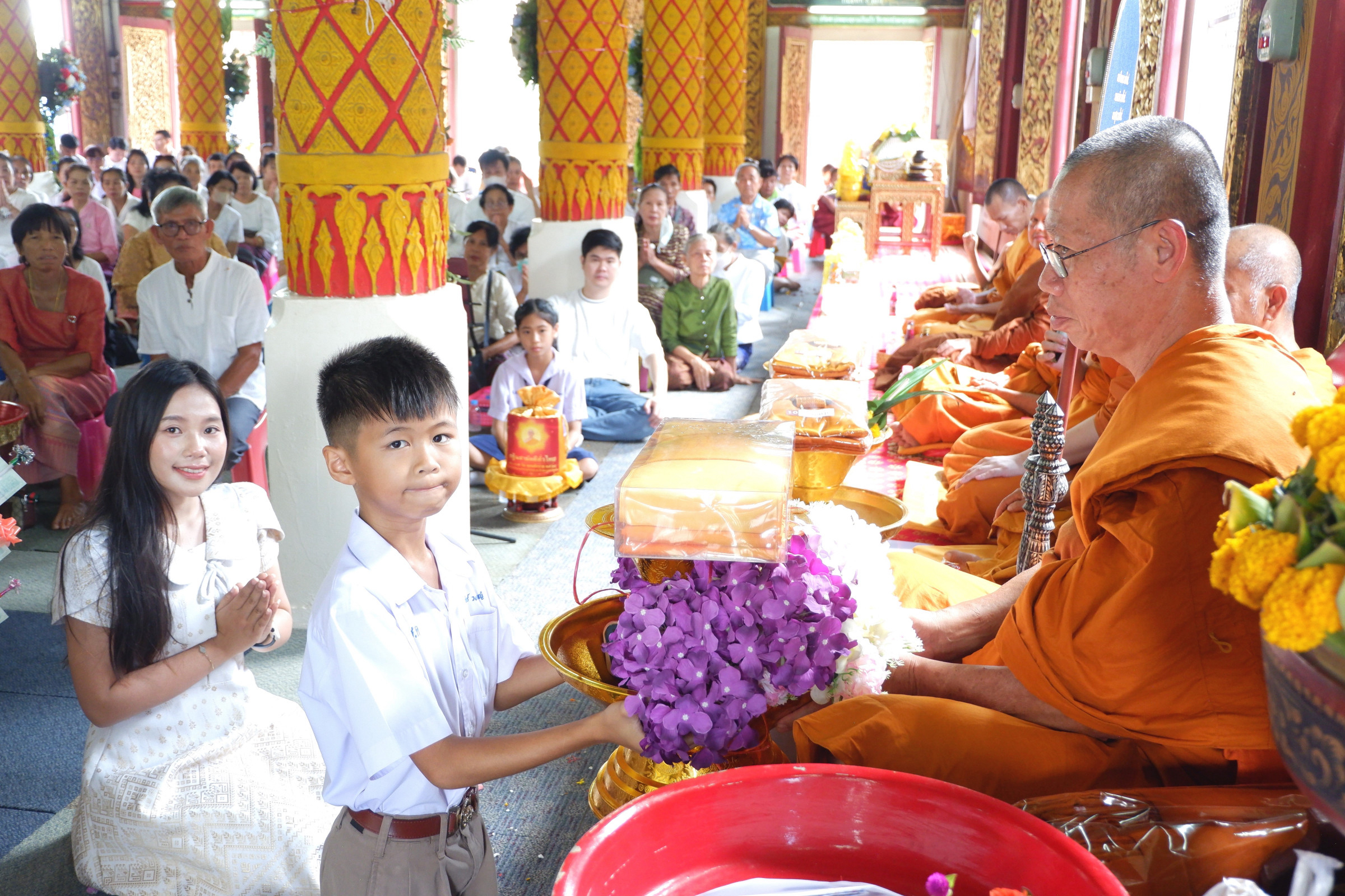 ภาพร่วมพิธีกรรมวัดช้างค้ำ