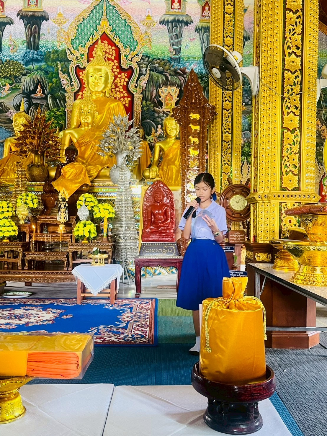 ภาพกล่าวคำถวายกฐินวัดสันป่าสัก