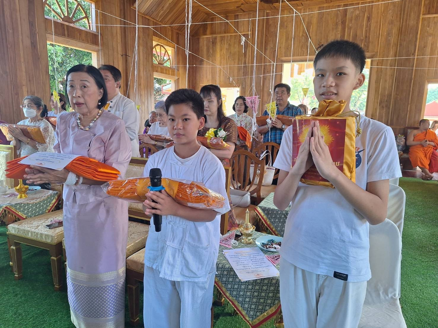 ภาพกล่าวคำถวายกฐินวัดธงสัจจะ