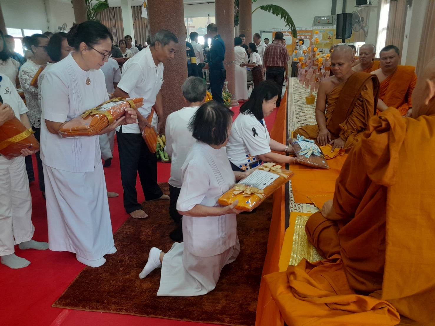 ภาพร่วมพิธีกรรมวัดสัมปัตตะวนาราม