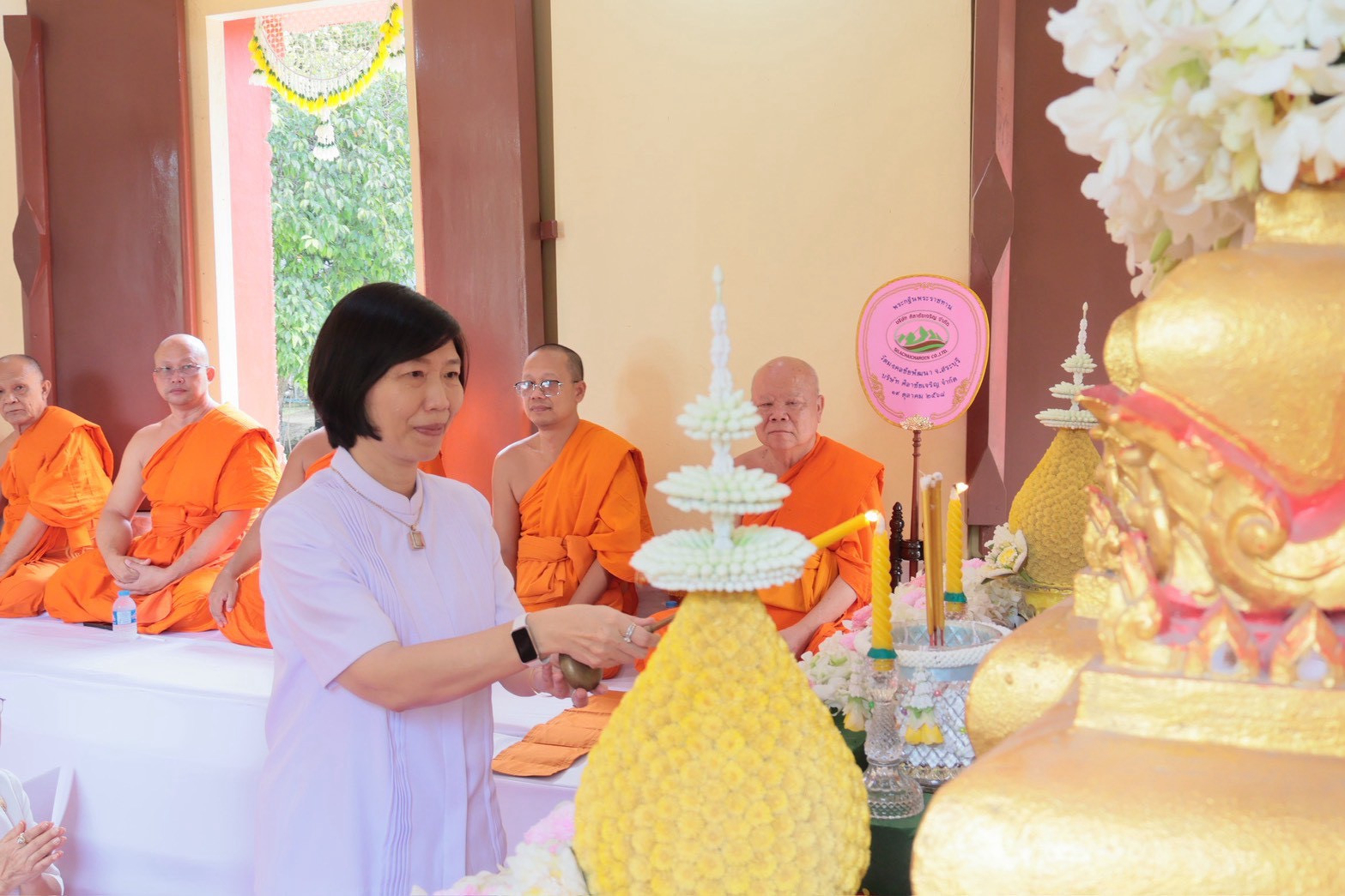 ภาพร่วมพิธีกรรมวัดมงคลชัยพัฒนา